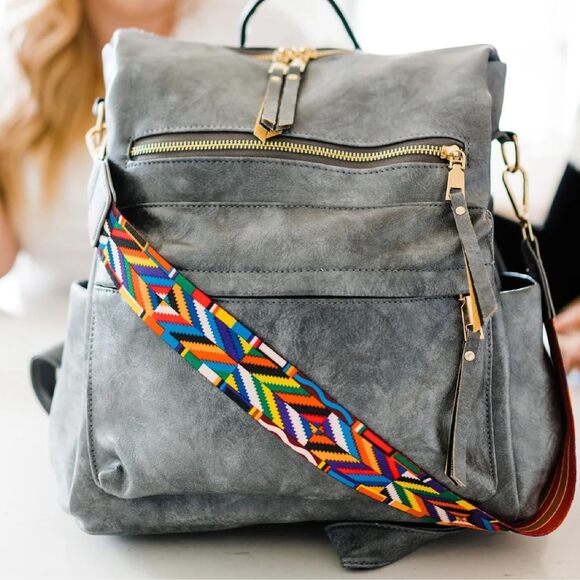 8922 Backpack Purse - Brielle Convertible Bag Shoulder Bag or Backpack main image 6